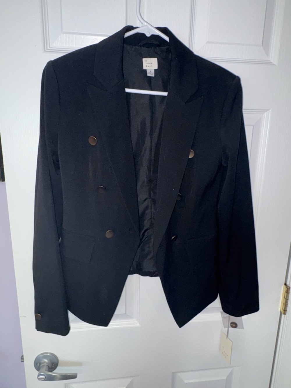 a new day Black Tailored Blazer with Notched Lapel